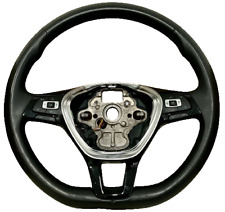 2019-2021 Volkwagen Jetta interior Wheel Black Leather OEM picture