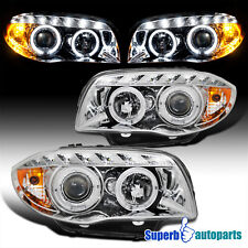 Fits 2007-2013 BMW E82 E88 128i 135i LED Halo Projector Headlight Replacement picture