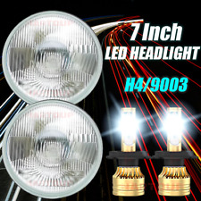 7inch Round LED Headlights High/Low For 1953-1977 Ford F-100 F-250 F-350 Pickup picture