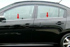fit:2000-2006 Nissan Sentra Chrome 4Pc Window Sill Trim Overlay Stainless picture