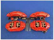 2017 Porsche 911 Turbo 991 Brembo Front Back Calipers Brakes Red 2421 picture