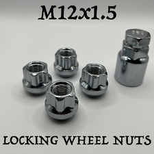 Locking Wheel Nuts M12x1.5 Open Zinc For Toyota Cresta Crown Curren Cynos Estima picture