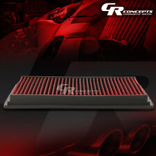RED WASHABLE AIR FILTER FOR 05-10 JEEP GRAND CHEROKEE 06-10 COMMANDER LIBERTY picture