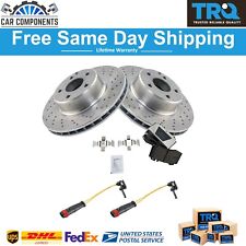 TRQ New Front Brake Pad & Rotor Kit For 2003-2006 Mercedes Benz CL500 S500 picture