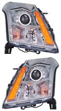 For 2014-2016 Cadillac SRX Headlight Halogen Set Driver and Passenger Side picture