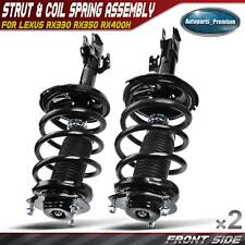 2x Front Complete Strut Coil Spring Assembly for Lexus RX330 RX350 RX400h AWD picture