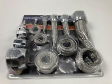 Spectre 7498 Chrome Magna-Braid Stainless Steel Hose Sleeving Sleeve & Clamp Kit picture