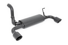 Rough Country Black Performance Dual Outlet Exhaust for 18-24 Jeep JL - 96003 picture