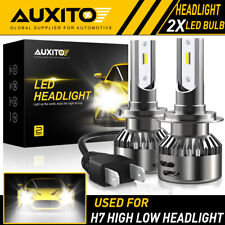 2X AUXITO H7 LED Headlight Bulb Kit High Low Beam 6500K Super White 20000LM EOA picture