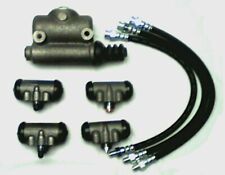 Brake Kit fits Studebaker Champion 1939-1946 Master Cyl, 4 Wheel Cyls, 3 Hoses  picture