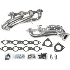 Chevrolet GM Truck SUV 4.8 5.3 1-3/4 Shorty Exhaust Headers Polished Silver Cera picture