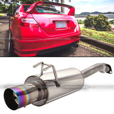 Fit 06-10 Civic 2/4 DR Stainless Steel Axle back Exhaust Muffler 4