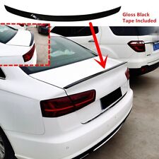 Glossy Black S6-Style Rear Trunk Spoiler Wing For AUDI A6 C7 / C7.5 S6 2012-2018 picture