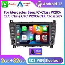 For Mercedes Benz W203 C230 C280 8'' Android12 Radio GPS Car Stereo CarPlay 32GB picture