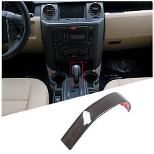 Black Wood ABS Shifter Header Patch Cover For Land Rover Discovery 3 4 2004-12 picture