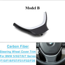 For BMW 5 5GT 6 7Series F10 F18 F07 F01 F06 Steering Wheel Cover Carbon Style(B) picture