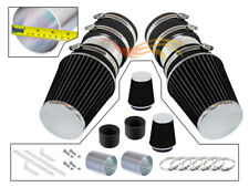 BLACK Racing Ram Air Intake Kit+Filter For 2008-2012 Mercedes Benz C300 3.0L V6 picture