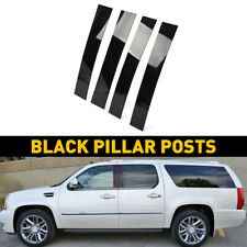 For 2007-2014 Cadillac Escalade/ESV/EXT SUV 4PC Black Pillar Posts Door Trim picture