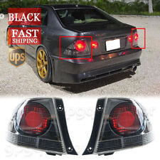 For Lexus IS200 IS300 01-05 Black Pair Rear Side Tail Light Brake Lamp W/O Bulbs picture