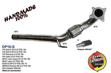 Downpipe Twister Exhaust 76mm for VW Golf 5 6 SEAT Leon AUDI A3 8P SKODA Octavia picture
