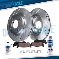 Front Drilled Disc Brake Rotors + Ceramic Pads for 2004 2005 2006 Scion xA xB picture