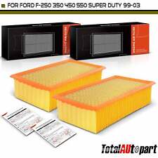 2x Engine Air Filter for Ford Excursion F-250 Super Duty F-350 Super Duty 7.3L picture