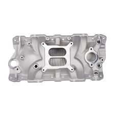 Dual Plane Intake Manifold for Small Block Chevy 305 327 350 V8 1955-86 Bolt-on picture