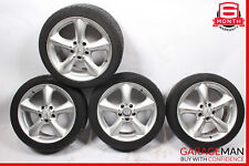 01-09 Mercedes W203 C230 CLK350 Staggered R17 Wheel Tire Rim Set of 4 Pc 7.5x8.5 picture