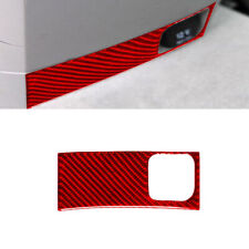 Red Carbon Fiber Rear Power Outlet Cover Trim For Benz R-Class R350 W251 2009-12 picture