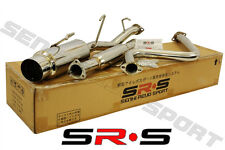 SRS Full T-304 Stainless Steel CATBACK EXHAUST FOR 92-96 Honda Prelude H22 SI  picture