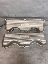 NEW OUT THE BOX Chevy Edelbrock 41409 Classic 348/409 Satin Valve Covers picture