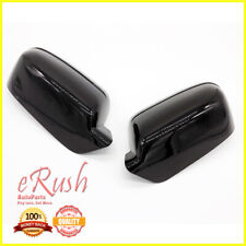 FOR 2006-2011 FORD FUSION 2PCS GLOSSY BLACK MIRROR COVER OVERLAY TOP HALF MILAN picture