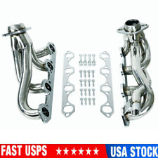 NEW Stainless Shorty Manifold Header For Ford F150 F250 Bronco 87-96 5.8L V8 picture