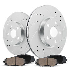 298mm Front G-coted Disc Brake Rotor Ceramic Pad for BMW 540i 1997-2003 3.0L picture