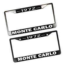 1970 -2007 Monte Carlo Classic Car Metal License Plate Frame Holder picture