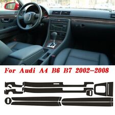 For Audi A4 B6 B7 2002-2008 5D Carbon Fiber Pattern Interior DIY Trim Decals picture