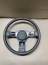 1986-1993 Mazda RX7 / B2200 2600 Pickup Steering Wheel Leather Wrapped OEM Gray picture