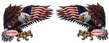 American Eagle American Flag 2023 Pair Decal picture
