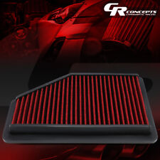 RED REUSABLE HIGH FLOW AIR FILTER PANEL FOR 2007-2013 HONDA CR-V III/CRIDER/CITY picture