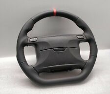 MITSUBISHI GTO 3000GT MK1 STEERING WHEEL FLAT CUSTOM RED STITCH MARKER STEALTH picture