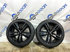 SET 2 Ford Mustang 19” Black Wheels Rims Tires 255/40/19 OEM 5x114.3 picture