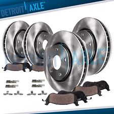 Front and Rear Disc Rotors Ceramic Brake Pads for Dodge Durango Ram 1500 5 Lug picture