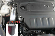 HS Tall Black Red Filter For 2013-2016 Dodge Dart 2.0L L4 SE SXT Air Intake picture