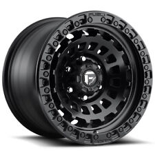 (1) 18x9  -12 Fuel D633 Zephyr 8x6.5 Black Wheel picture