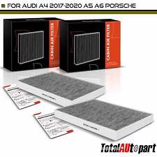 2x Activated Carbon Cabin Air Filter for Audi A4 A5 Quattro RS5 Porsche Cayenne picture