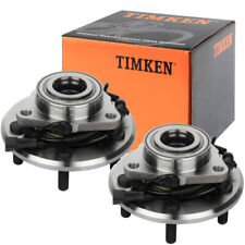 TIMKEN Pair Front Wheel Bearings & Hubs for 2012-2018 Dodge Ram 1500 W/ABS 5 Lug picture