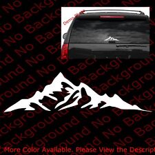Mountain Wild Life Vinyl Die Cut Car Windows Decal Hill Rocky Countryside JW014 picture