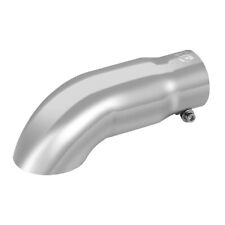 Exhaust tip 2.5'' Inlet Stainless Steel Turn Down Muffler Pipe 2.5ID x 3OD x 9L picture