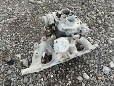 Ford Pinto Twin Choke Carb Carburettor And Inlet Manifold 2.0 1.8 1.6 Escort RWD picture