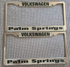  Volkswagen Palm Springs Califonia License Plate Frames VW Vanagon Bus Bug Thing picture